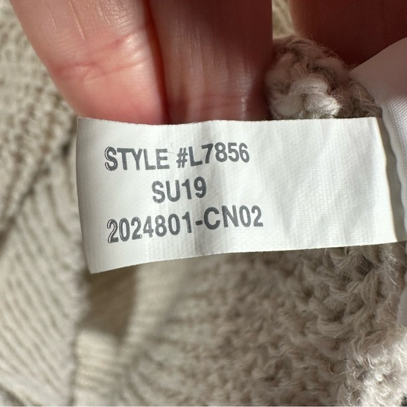 Madewell Highgate Tie-Strap Sweater Tank Top Women's Large Heather Linen Cotton - Picture 6 of 9